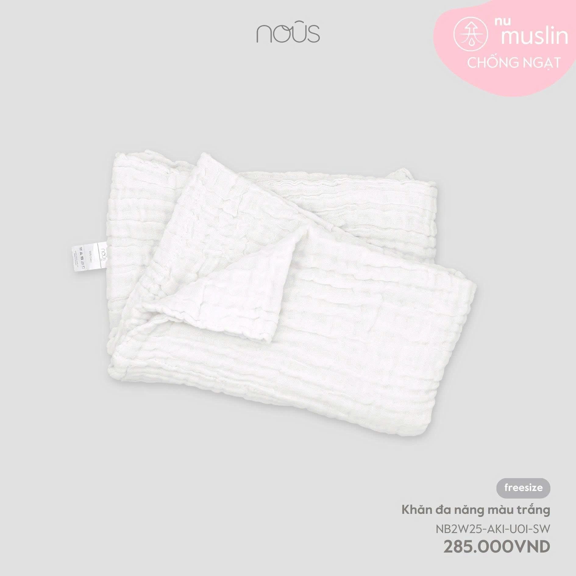 Khăn Đa Năng Màu Trắng