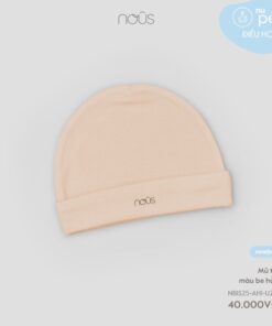 Mũ Tròn Màu Be Hồng