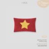 Gối bông chữ nhật cờ đỏ sao vàng