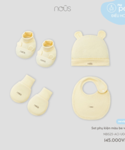 Set phụ kiện màu be vàng