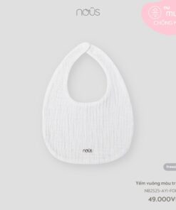 Yếm Vuông Màu Trắng